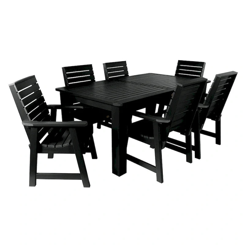 Ensemble de salle à manger d'extérieur 7 pièces HIGHWOOD PROFESSIONAL 42x72