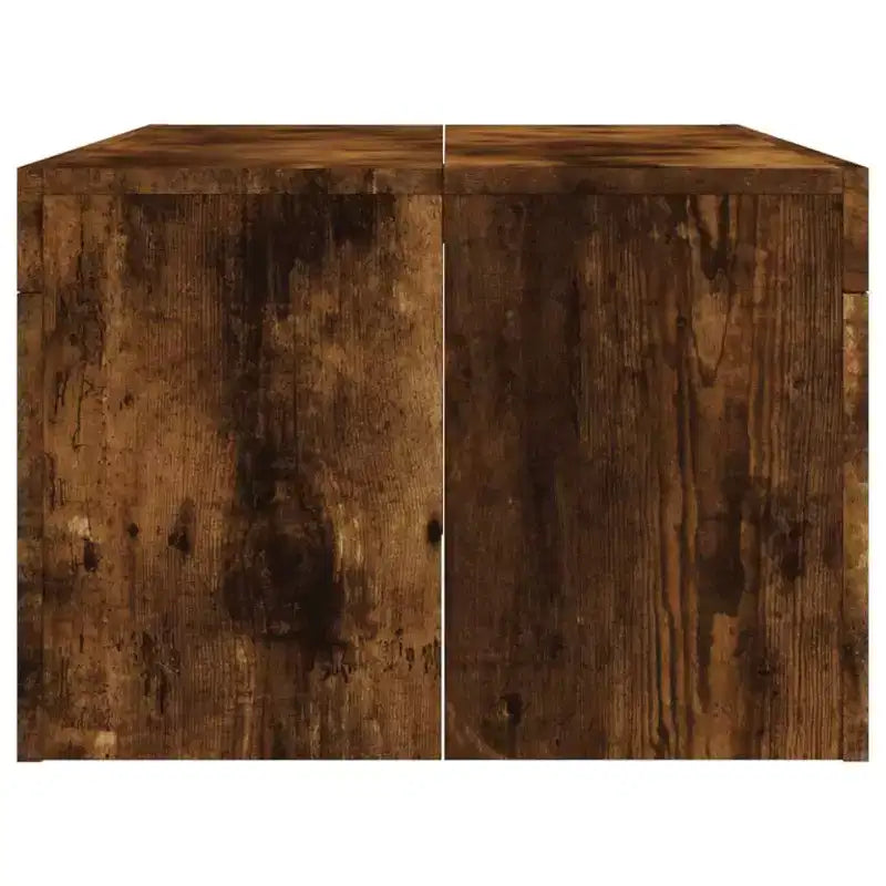 vidaXL Table basse chêne fumé bois d'ingénierie moyen minimaliste