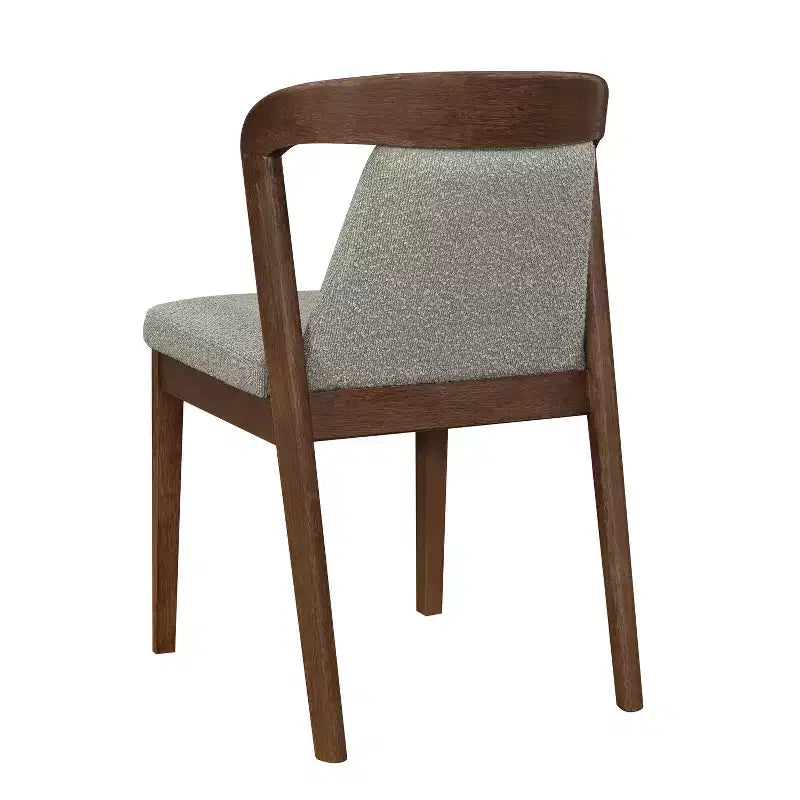 Christopher Knight Home Agosti Chaises de salle à manger sans accoudoirs en bois d'hévéa avec dossier rembourré (Lot de 2)