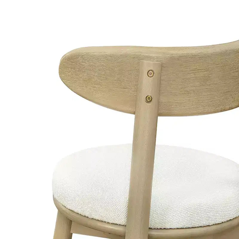 Christopher Knight Home Alonso Tabourets de bar rembourrés ronds en bois d'hévéa (Lot de 2)