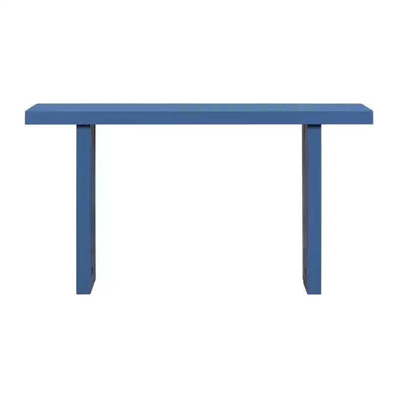 Console de table en bois moderne, Table d'entrée minimaliste pour vestibule et couloir