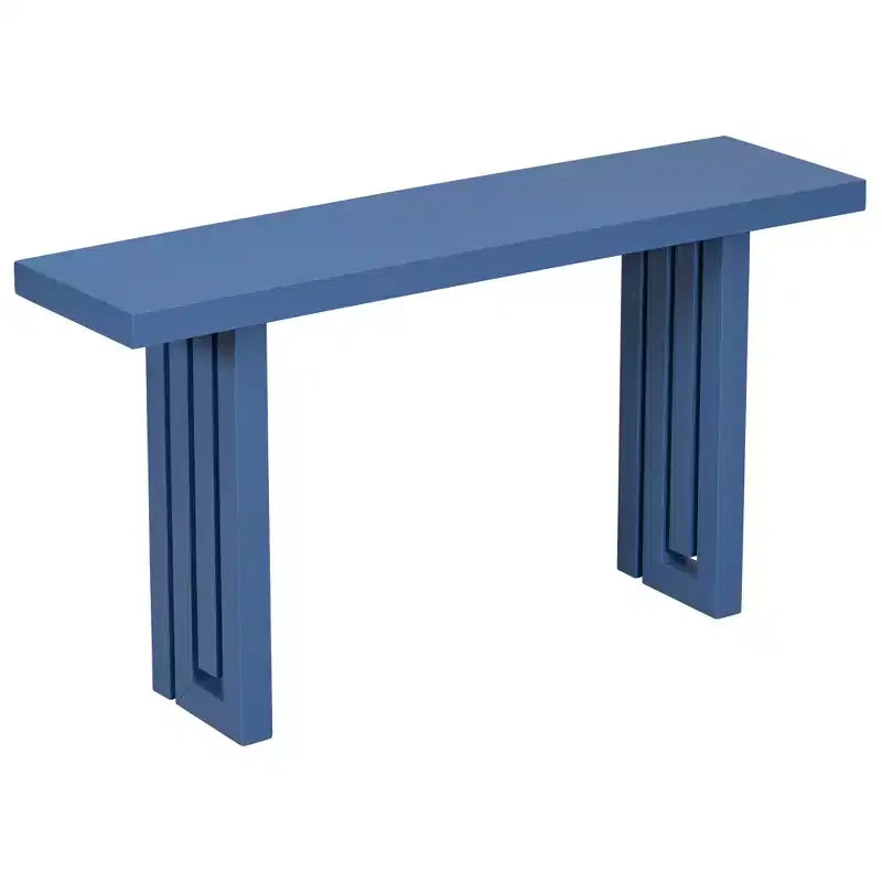 Console de table en bois moderne, Table d'entrée minimaliste pour vestibule et couloir
