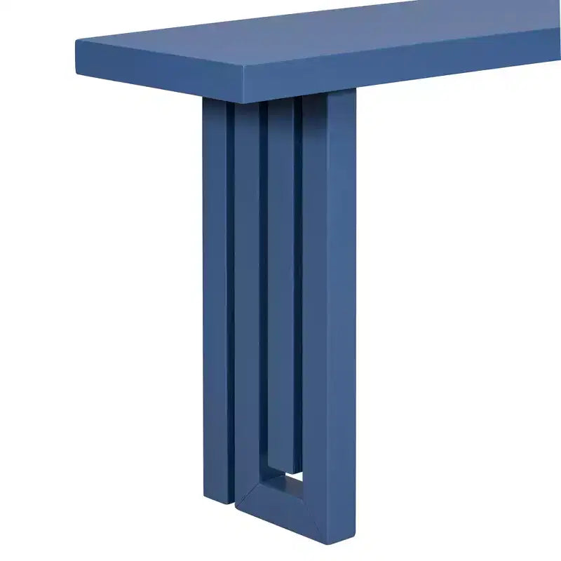 Console de table en bois moderne, Table d'entrée minimaliste pour vestibule et couloir