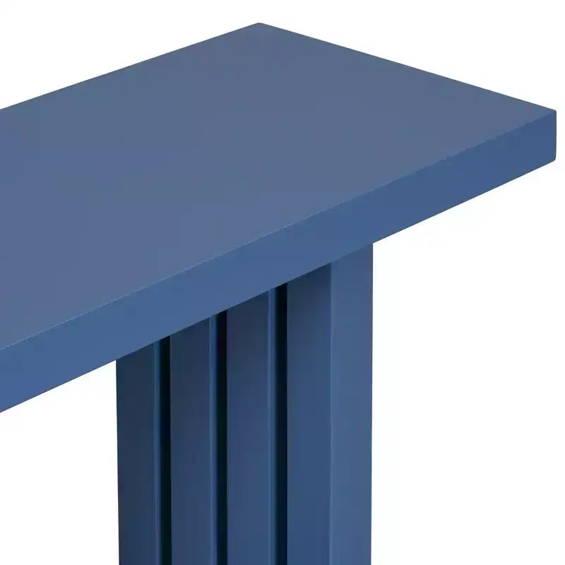 Console de table en bois moderne, Table d'entrée minimaliste pour vestibule et couloir