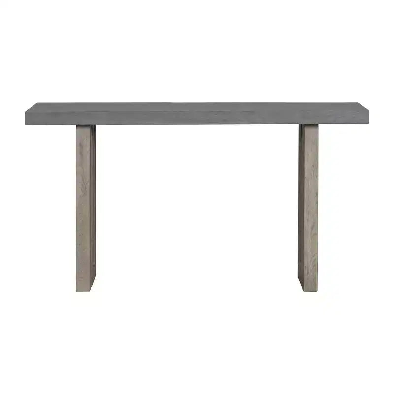 Console de table en bois moderne, Table d'entrée minimaliste pour vestibule et couloir