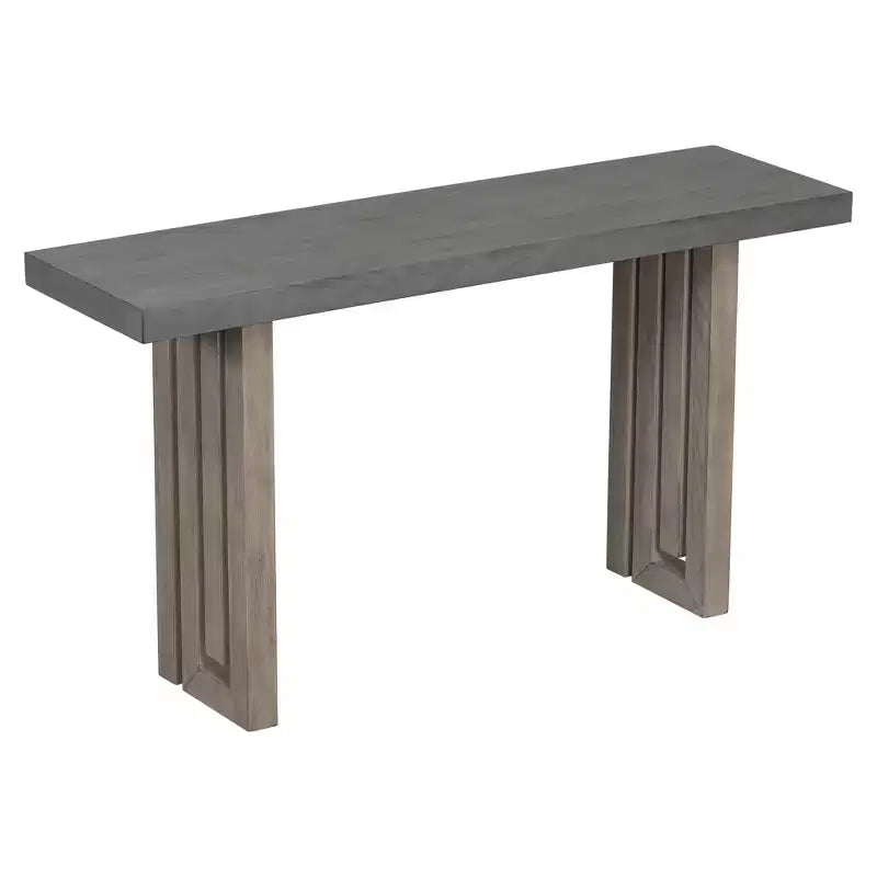 Console de table en bois moderne, Table d'entrée minimaliste pour vestibule et couloir