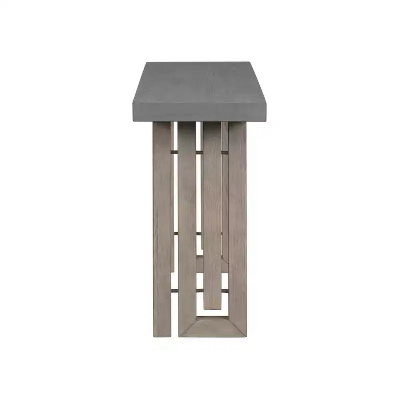 Console de table en bois moderne, Table d'entrée minimaliste pour vestibule et couloir