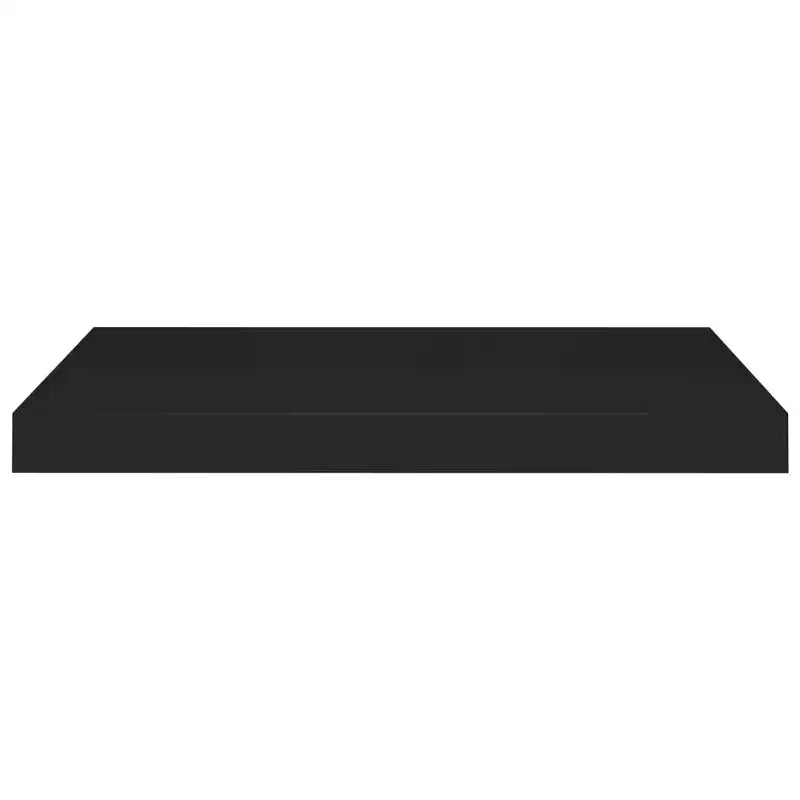 Lot de 2 étagères murales hexagonales en MDF et métal noir, taille moyenne