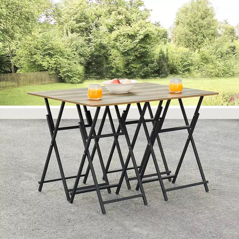 Plateaux TV pliables, Table d'appoint industrielle, Pour petits espaces, Chambres d'étudiants, Extérieur