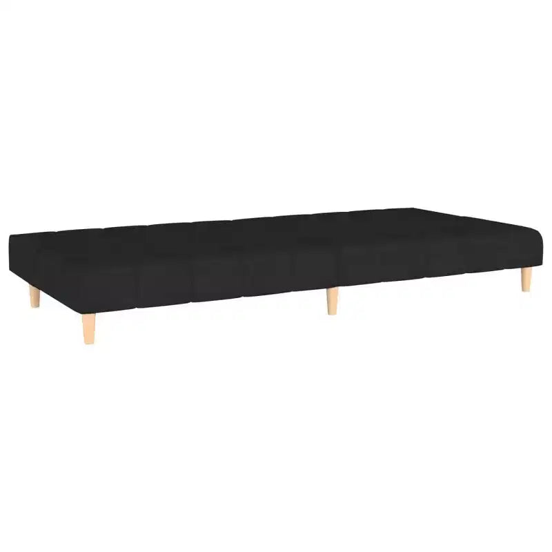 vidaXL Canapé-lit 2 places en velours gris foncé