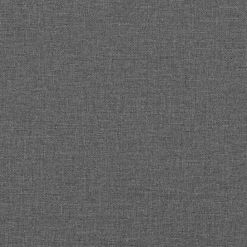 vidaXL Canapé avec coussin gris foncé 219 x 77 x 82 cm tissu