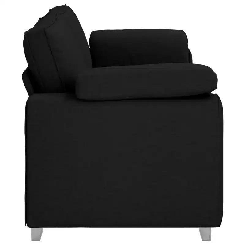 vidaXL Canapé avec coussin gris foncé 219 x 77 x 82 cm tissu