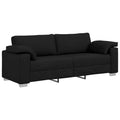 vidaXL Canapé avec coussin gris foncé 219 x 77 x 82 cm tissu