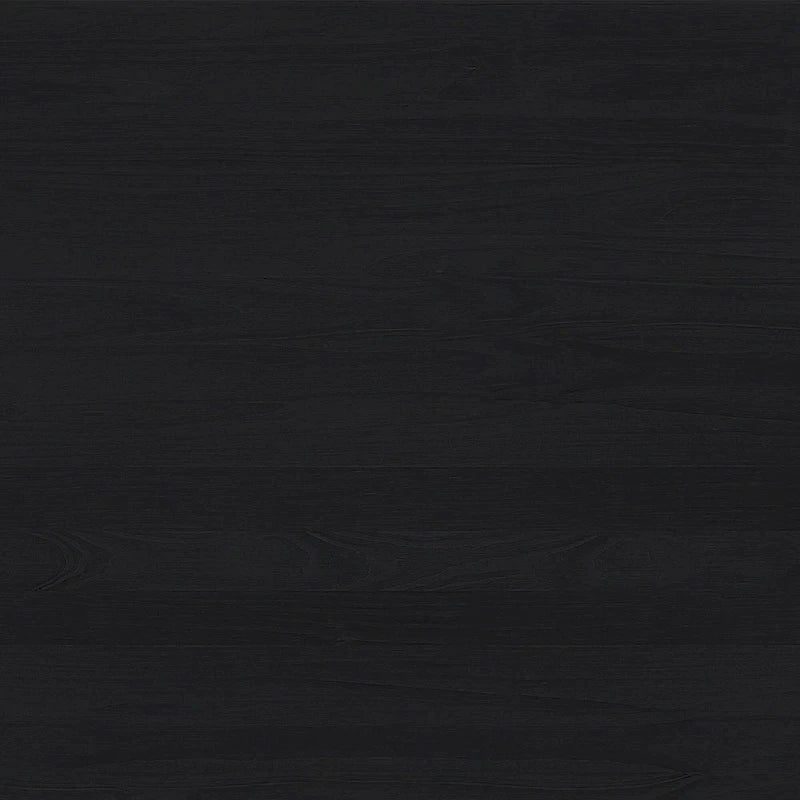 Lit baldaquin Queen minimaliste, noir / pin naturel – Pour 1