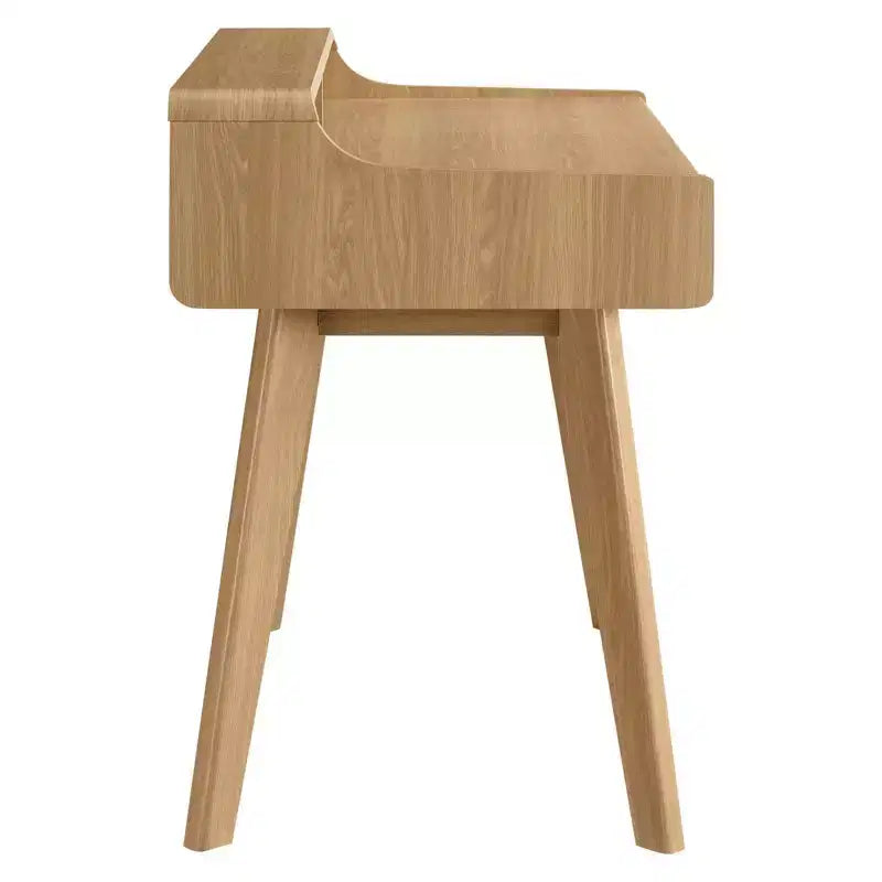 Bureau Modway Render Chêne : Style Moderne, Assemblage Adulte Requis, Cadre en Bois, Pas de Rangement