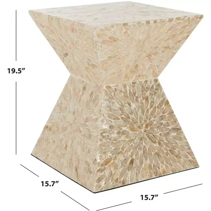 Tabouret Calypso Sunburst Mosaic - Multicolore/Beige - Safavieh