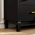 FUFU&GAGA 47.2W 6 Drawer Double Dresser Drawer Storage Chest Lacquer
