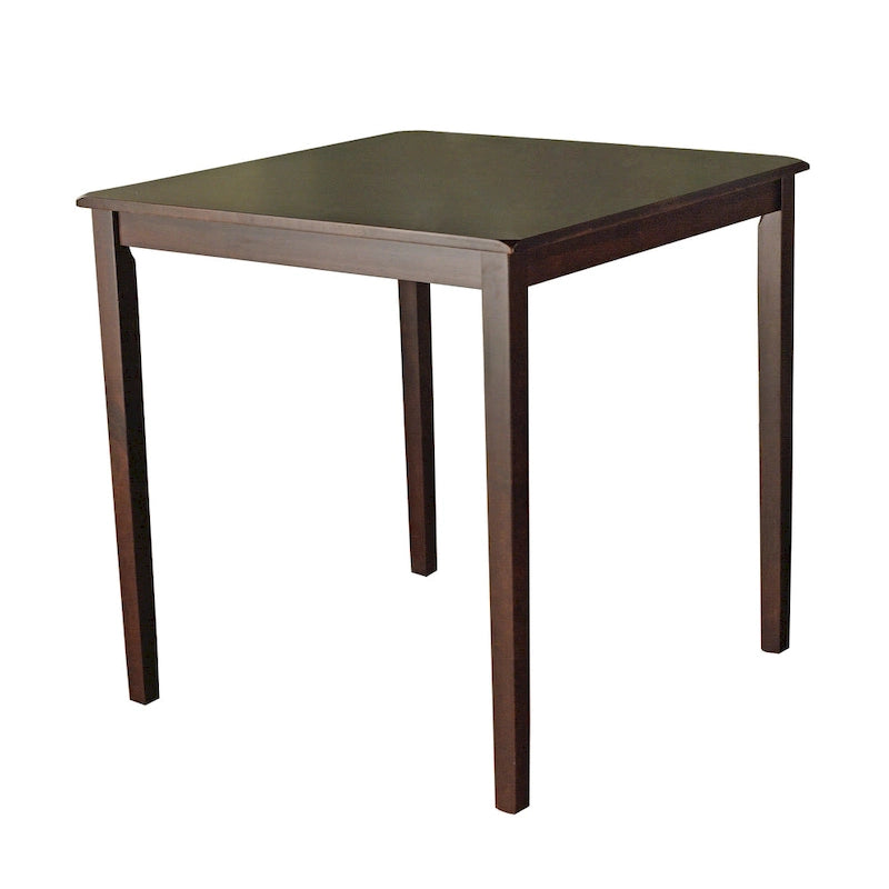 Table de salle à manger hauteur comptoir, style shaker, chêne miel / noir / expresso, 2 à 4 places
