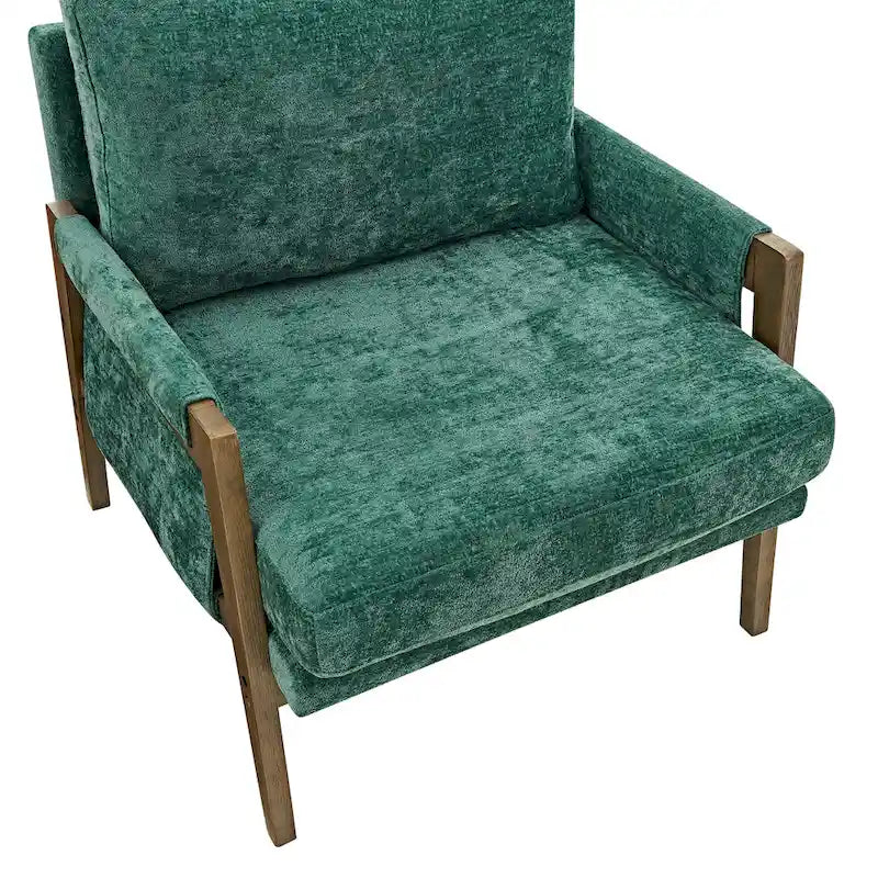Fauteuil d'appoint individuel en velours orange/gris/jaune/blanc cassé/bleu du milieu du siècle