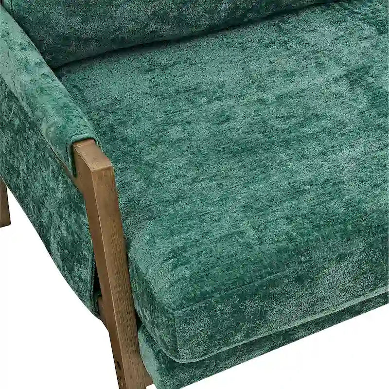 Fauteuil d'appoint individuel en velours orange/gris/jaune/blanc cassé/bleu du milieu du siècle