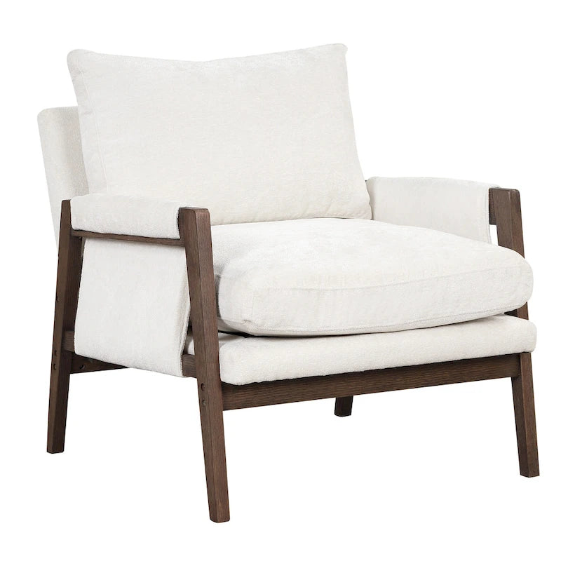 Fauteuil d'appoint individuel en velours orange/gris/jaune/blanc cassé/bleu du milieu du siècle