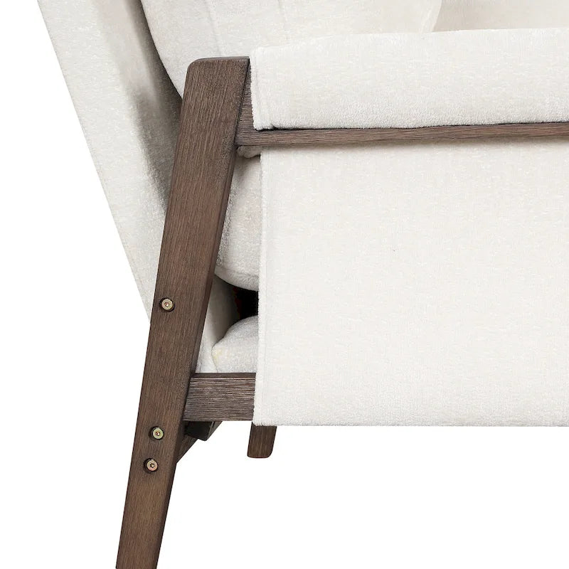 Fauteuil d'appoint individuel en velours orange/gris/jaune/blanc cassé/bleu du milieu du siècle