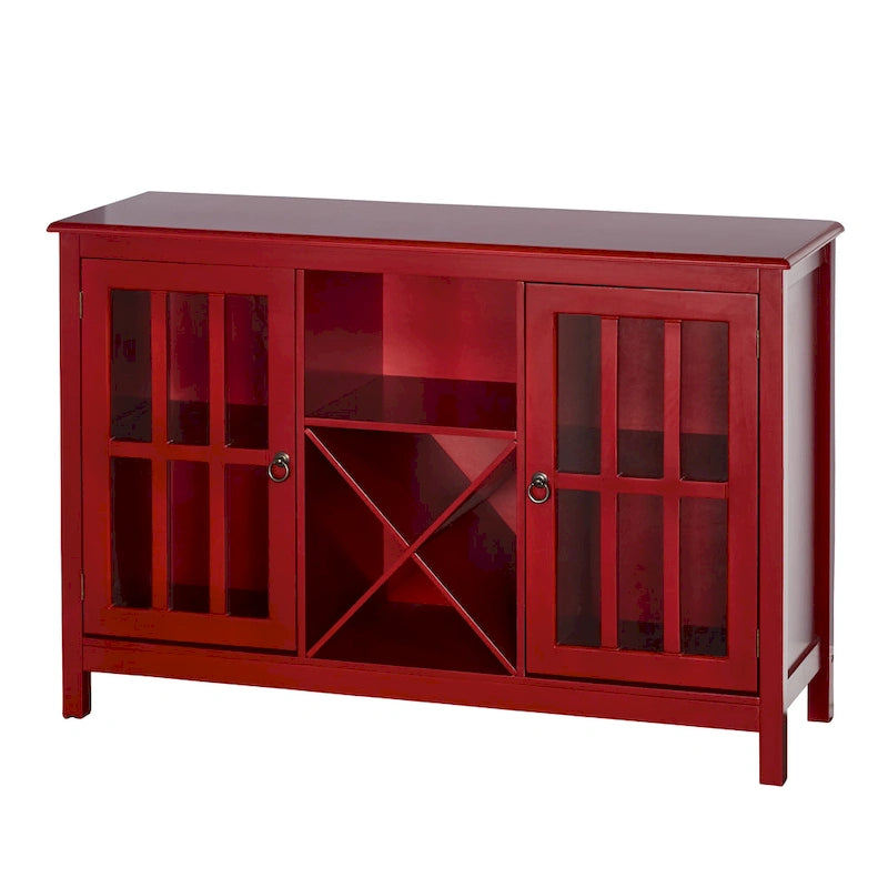 Buffet/Vaisselier en verre Portland de Simple Living