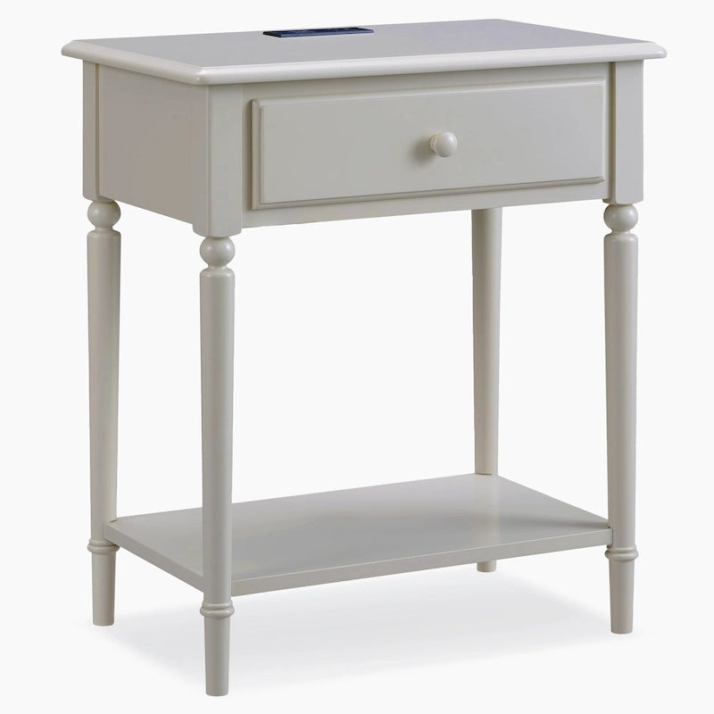 Table de chevet côtière avec tiroir noire/blanche/brune/grise/bleu marine – Simple