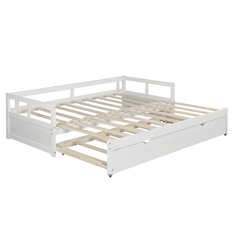 Lit gigogne extensible Merax Twin/King avec lit tiroir