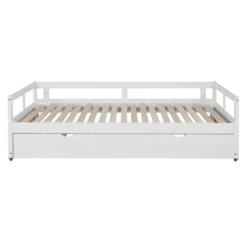 Lit gigogne extensible Merax Twin/King avec lit tiroir