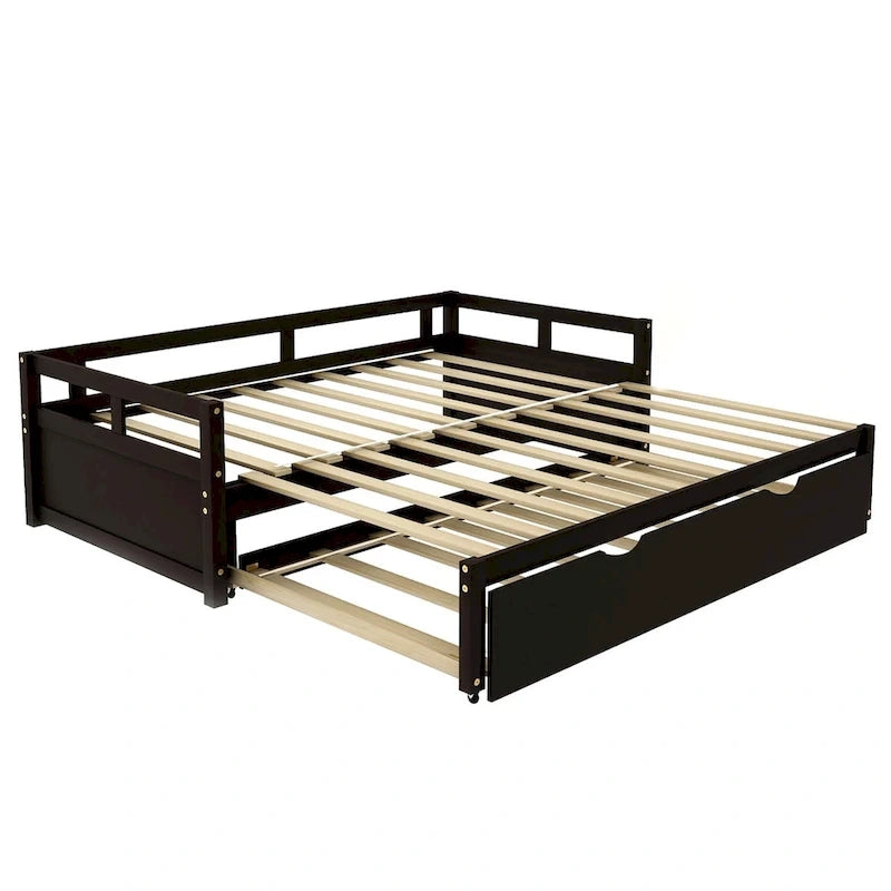 Lit gigogne extensible Merax Twin/King avec lit tiroir