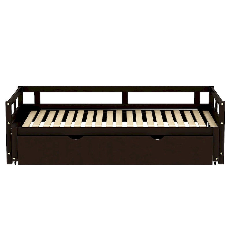 Lit gigogne extensible Merax Twin/King avec lit tiroir