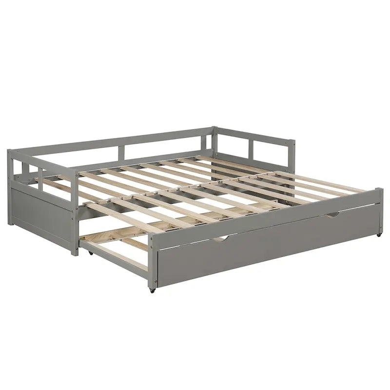 Lit gigogne extensible Merax Twin/King avec lit tiroir