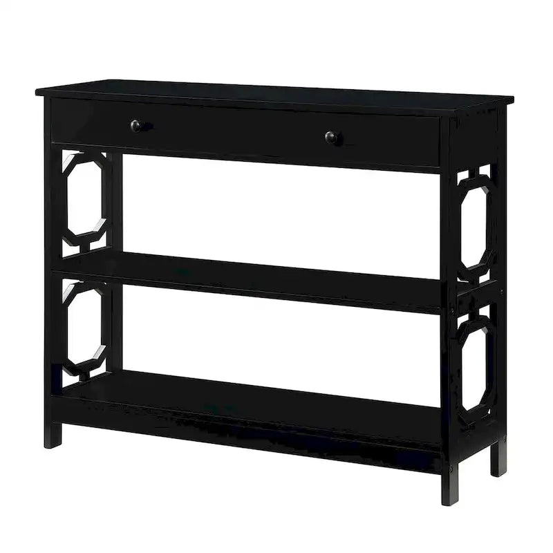 Table console avec tiroir et étagères Omega de Convenience Concepts
