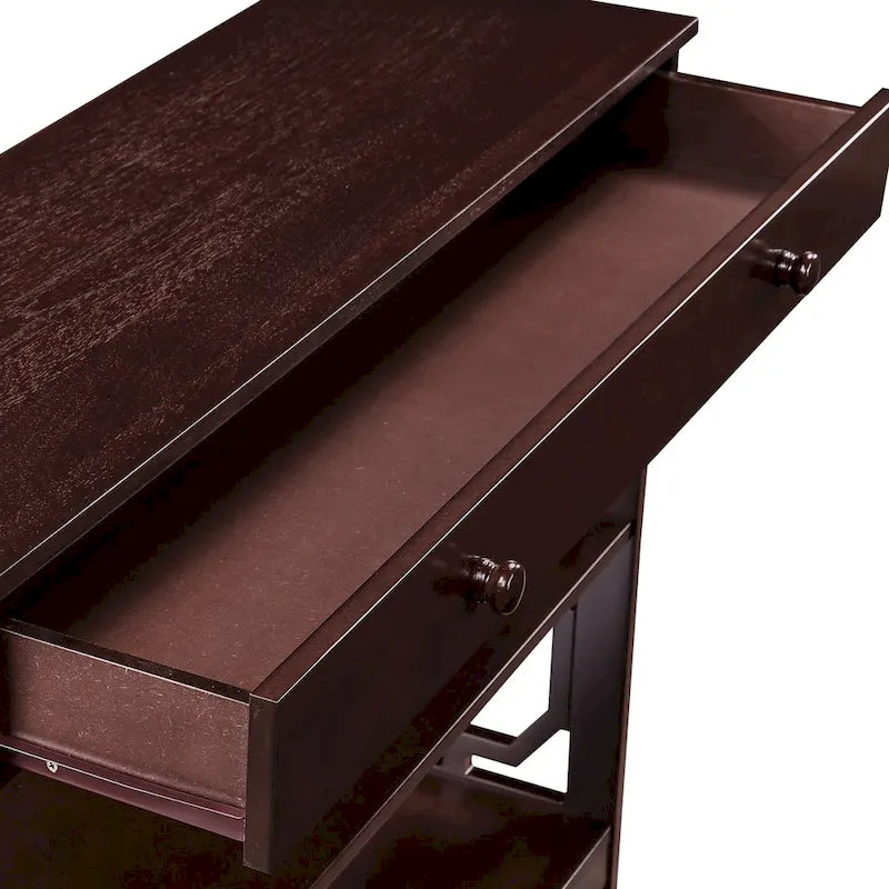 Table console avec tiroir et étagères Omega de Convenience Concepts