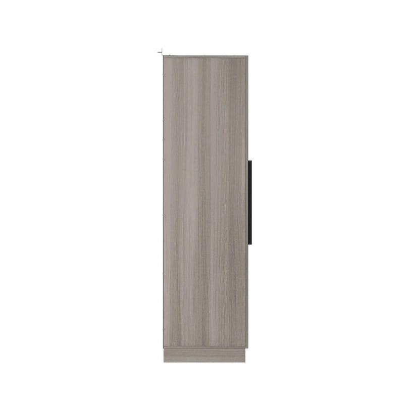 Armoire penderie de rangement Timechee, grande, 4 portes