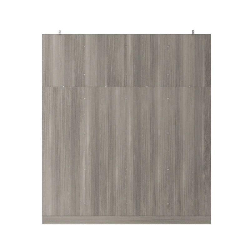 Armoire penderie de rangement Timechee, grande, 4 portes