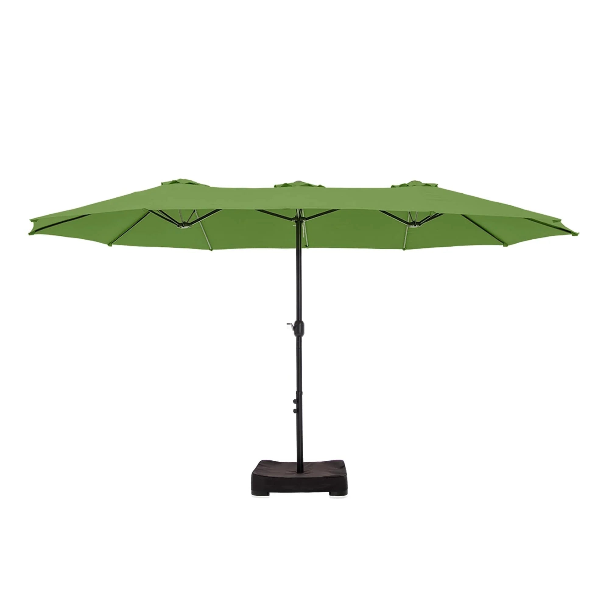 MAISON ARTS Grand Parasol Double Face de 4,5 m avec Base Incluse pour Patio