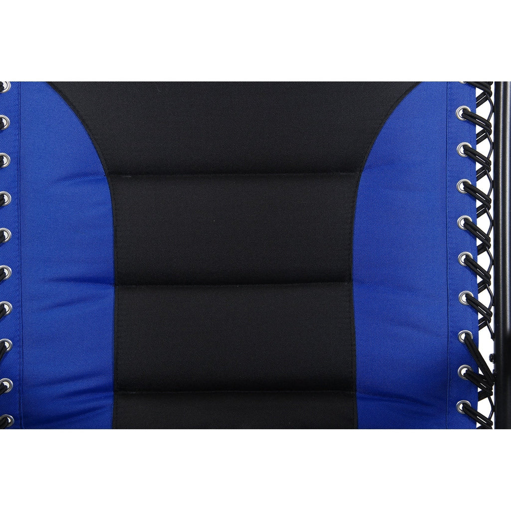 Fauteuil de relaxation zéro gravité XL surdimensionné rembourré avec accoudoirs plus larges et porte-gobelet réglable - N/A